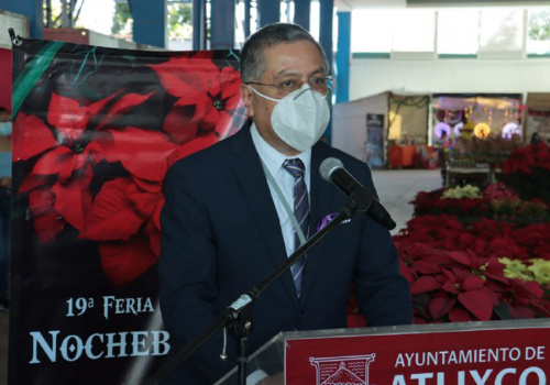 Producción de flor de nochebuena genera 900 empleos directos en Atlixco: Cuéllar Delgado
