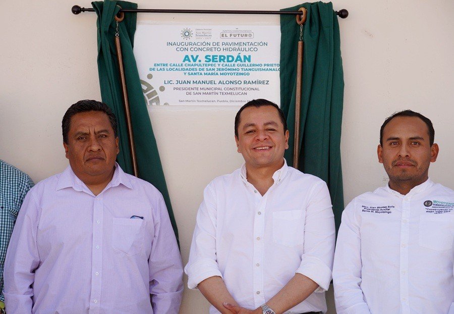 Gobierno de Texmelucan inauguró importante vialidad que conecta a Moyotzingo y Tianguismanalco