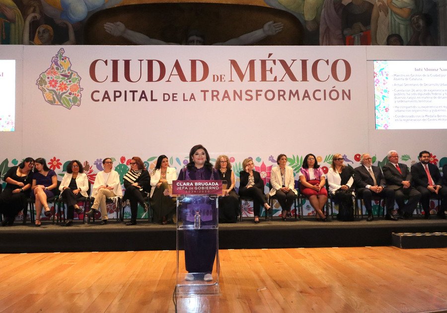 Clara Brugada presenta su gabinete legal con enfoque en la continuidad y transformación de CDMX