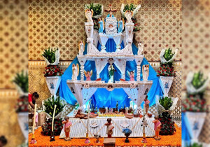 Artesanos de Huaquechula exhiben en Madrid los Altares Monumentales