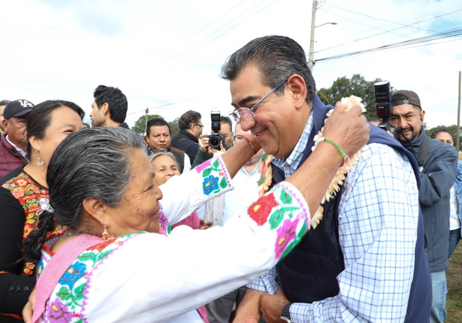 Preside Sergio Salomón el inicio de la ampliación a cuatro carriles de la carretera Puebla-Canoa