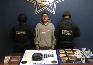 Captura Policía Estatal a presunto vendedor de droga de Los Angelinos 13