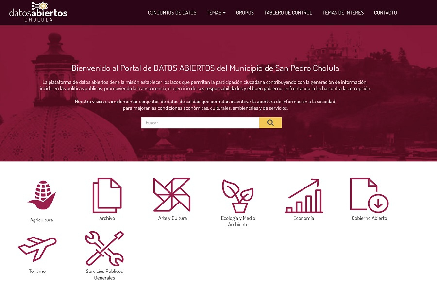 Lanza gobierno de San Pedro Cholula plataforma de Datos Abiertos