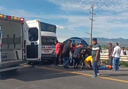 Responde SSP a emergencia por choque en la Tehuacán-Orizaba