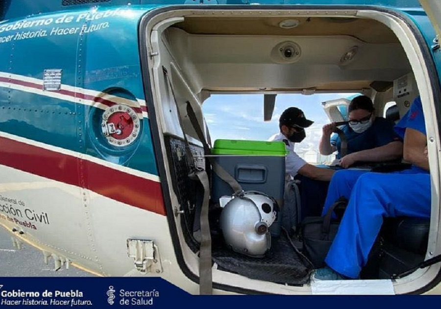 Ambulancia aérea SUMA