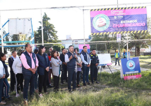 Arranca Ayuntamiento de Puebla la rehabilitación del parque de Fuentes de San Bartolo