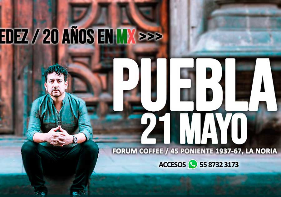 Fernando Paredez celebrará en Puebla
