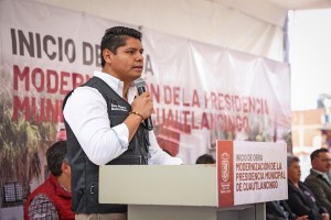 Omar Muñoz inicia remodelación de la Presidencia Municipal