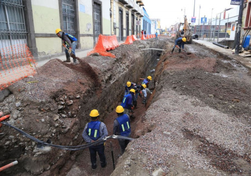 Sigue rehabilitación integral de calles del Centro Histórico de Puebla