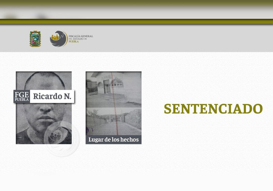 Sentenciado a más de 37 años de prisión por homicidio en Atlixco