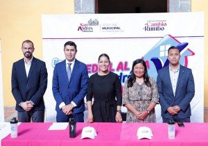 Presenta Lupita Cuautle “Con tu Predial al Día, San Andrés es Garantía”.