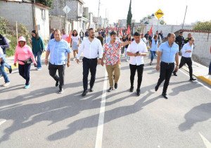 Entrega Ayuntamiento de Puebla rehabilitación de vialidad