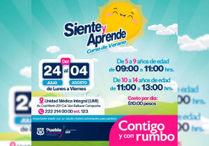 Invita SMDIF de Puebla al curso “Siente y aprende” para padres e hijos