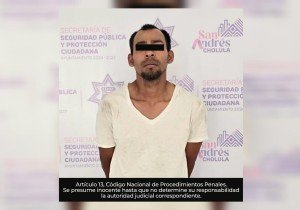 Detiene Policía de San Andrés Cholula a probable responsable de delitos contra la salud