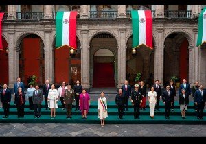 Claudia Sheinbaum presenta a los funcionarios de su gabinete en Palacio Nacional