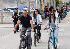 Realizan mantenimiento a 10.1 kilómetros de ciclovías en Puebla capital