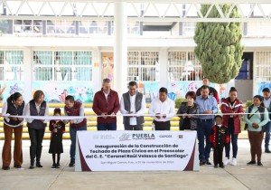 Con obras educativas, gobierno de Sergio Salomón atiende a pueblos originarios