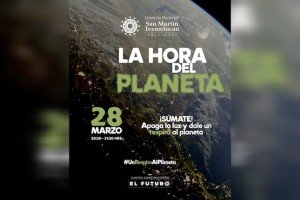 Texmelucan se suma a “la hora del planeta” 2026