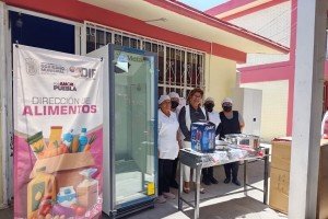 DIF Cuautlancingo fortalece la alimentación escolar en San Lorenzo Almecatla