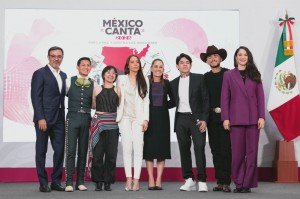 Sheinbaum presenta segunda edición de México Canta por la Paz nacional