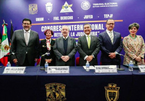 Ministro Luis María Aguilar defiende independencia del Poder Judicial