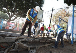 Suman más de 2 mil intervenciones de mantenimiento en parques de Puebla capital