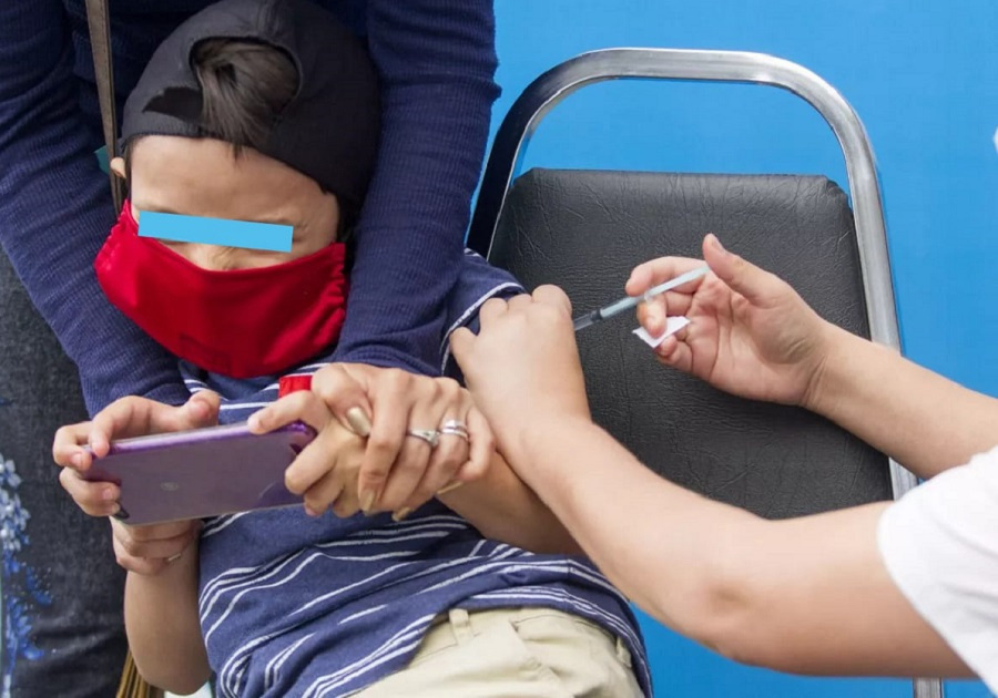 Vacunación niños Puebla 