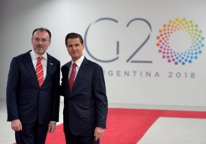 Luis Videgaray y Enrique Peña Nieto