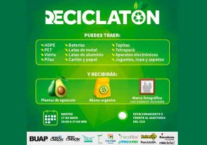 Organiza BUAP Reciclatón