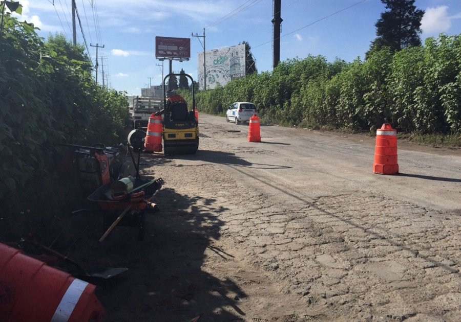 Infraestructura bachea autopista México-Puebla