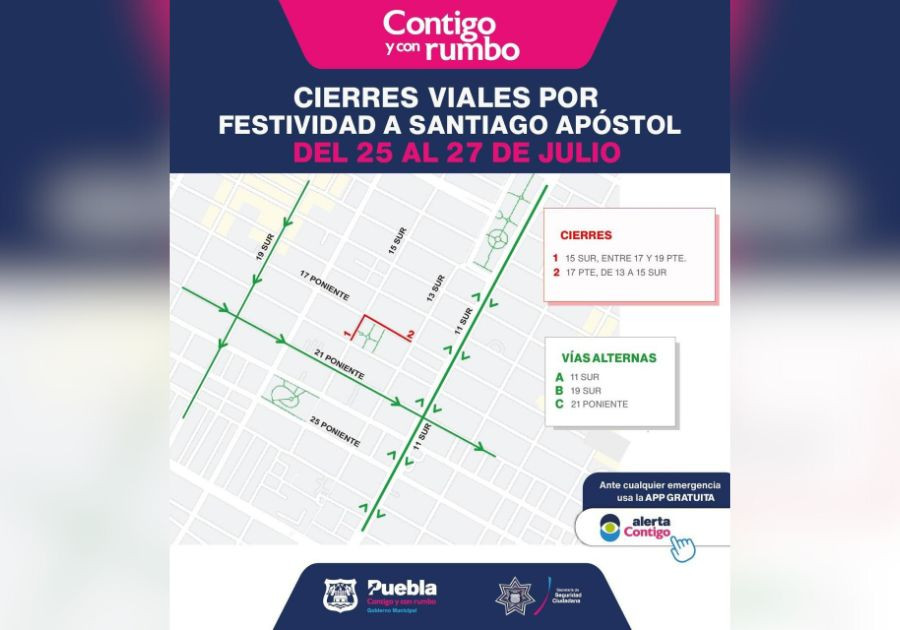 Brindará Ayuntamiento de Puebla atención por festividad en Barrio de Santiago