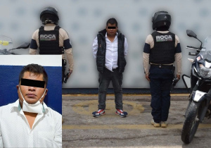 Capturan a 2 hombres por robo a cuentahabiente en Puebla
