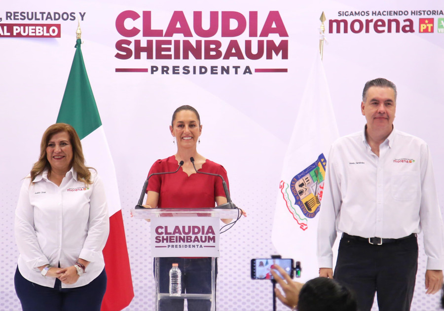 Claudia Sheinbaum reitera estrategia de seguridad en Nuevo León y en todo el país