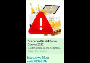 Fraude, &#039;Concurso del Día del Padre Corona 2020&#039;