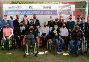 Inaugura DIF de San Andrés coordinación de atención especializada para personas con discapacidad