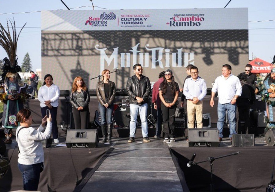 Ayuntamiento de San Andrés Cholula inaugura el Motoride Fest 2024