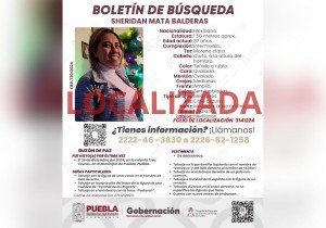 Localizan con vida a la activista Sheridan Mata