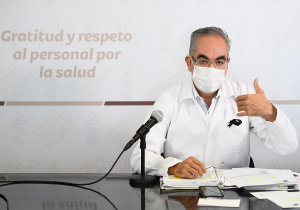 Casos de COVID-19 en Puebla se mantienen a la baja: Salud