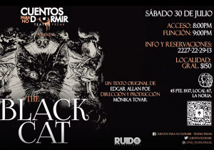 Forum Coffee y Teatro Freak presentan la puesta en escena de The Black Cat