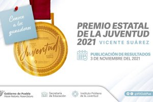 Anuncia IPJ a los ganadores del Premio Estatal de la Juventud