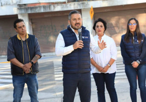 Mejora Ayuntamiento de Puebla la seguridad vial en Centro Escolar Morelos