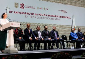 La Policía Bancaria e Industrial, ejemplo a nivel nacional: Claudia Sheinbaum