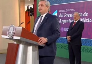 AMLO y Alberto Fernández 