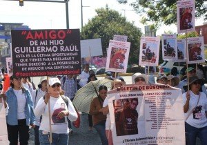 Marchan por desaparición de Guillermo Raúl López