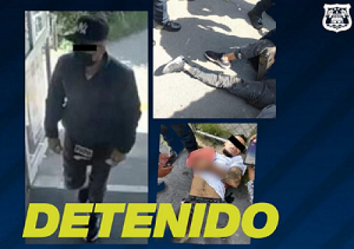 Policía Municipal de Puebla detiene a un sujeto que de manera violenta robó una camioneta