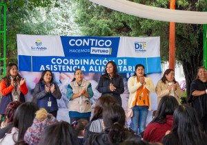 Derivado del trabajo coordinado con el gobierno estatal, DIF de San Andrés Cholula entregó desayunos escolares en su modalidad fríos