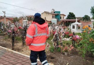 Supervisa Protección Civil condiciones de panteones en San Pedro Cholula