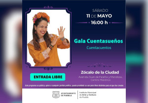 Anuncian actividades culturales para el fin de semana en Puebla capital