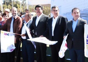 Inicia gobierno de Sergio Salomón primera fase del Sistema Metropolitano de Transporte