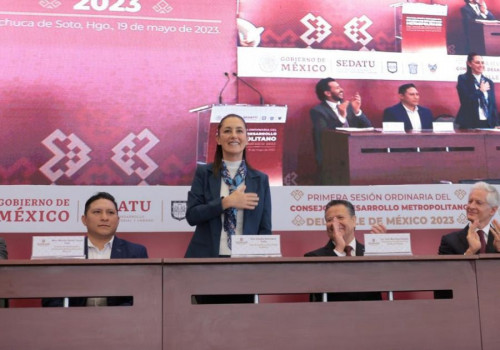 Recibe Sheinbaum apoyo en el Consejo de Desarrollo Metropolitano del Valle de México